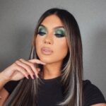 Belle Hassan Instagram – Obsessing over green atm