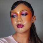Belle Hassan Instagram – First time trying @patmcgrathreal glass skin ✨ 

Mixed up the colour scheme but I’m kinda loving it 😂 changed the lip last minute and 100% regret that decision 😂 but I’ll deffo be trying this one again! was a lot harder to do and take pics of than I thought 🤦🏻‍♀️😂