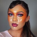 Belle Hassan Instagram – First time trying @patmcgrathreal glass skin ✨ 

Mixed up the colour scheme but I’m kinda loving it 😂 changed the lip last minute and 100% regret that decision 😂 but I’ll deffo be trying this one again! was a lot harder to do and take pics of than I thought 🤦🏻‍♀️😂