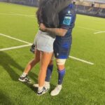 Belle Hassan Instagram – Come to the rugby with meeee 🤍