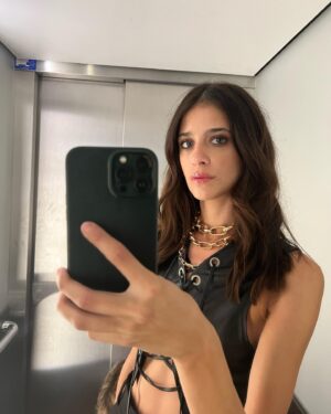Benedetta Porcaroli Instagram - AMANDA press day 🫀💕 
@bluemermaidmilk 
@gucci 
#gucci 
#ad