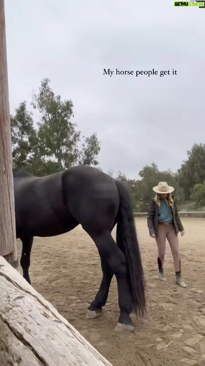 Beth Behrs Instagram - Kickin poop out of the arena. Horse peeps get it.