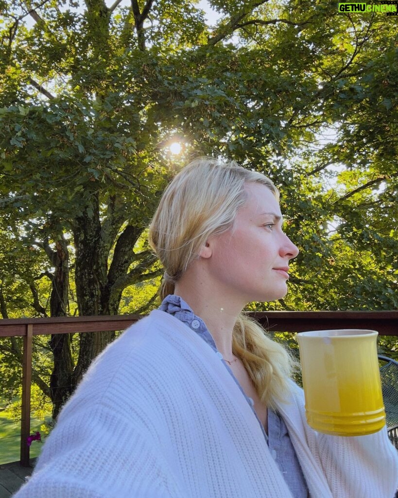 Beth Behrs Instagram - East coastin this summer has captured my whole heart. Back in hot as balls LA and dreaming of green and streams and a cool breeze.