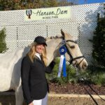 Beth Behrs Instagram - From a kill pen awaiting slaughter in Texas... to blue ribbons! Nutter Butter and I both made our DEBUT in the show ring together yesterday and it was magical. Thank you to @jessielochrie_ and @onceuponahorse for turning this Cowgirl English and introducing me to the incredible @dressagecanbefun - who not only saved Nutter Butter's life and turned him into a superstar, but also made this Cowgirl fall madly in love with #dressage! I am so grateful to everyone for making my first show, and Nutter's, so incredibly memorable. See? #RescueHorses can win blue ribbons! #whorescuedwho #horse #horsegirl #equestrian #equestrianlifestyle