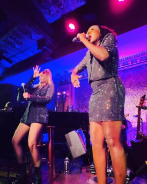 Beth Behrs Instagram - Who is she? A gal who had the time of her life night one @54below with @tichinaarnold ! Can't wait for the next 3! Livestream for anyone at home Saturday eve! Ticket link in stories and bio! @theneighborhood 

Glam:
@josephcassell1 
@hairbyaviva 
@andremakeup 

I'm def channeling my inner "Keely" thanks @junotemple @vdoozer ! If she needs a sister... I'm avail... 😍🤣🤣

@wvdmusic music director extraordinaire 
@alijahkai stealing the show