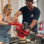 Beth Behrs Instagram - I can't believe they gave me power tools.... #Repost @bostonrobmariano ・・・ Someone had a little fun working with Power Tools yesterday on the set of Secret Celebrity Ronovation! Season 3 coming This Summer on @cbstv @jumaent_tv @bethbehrs