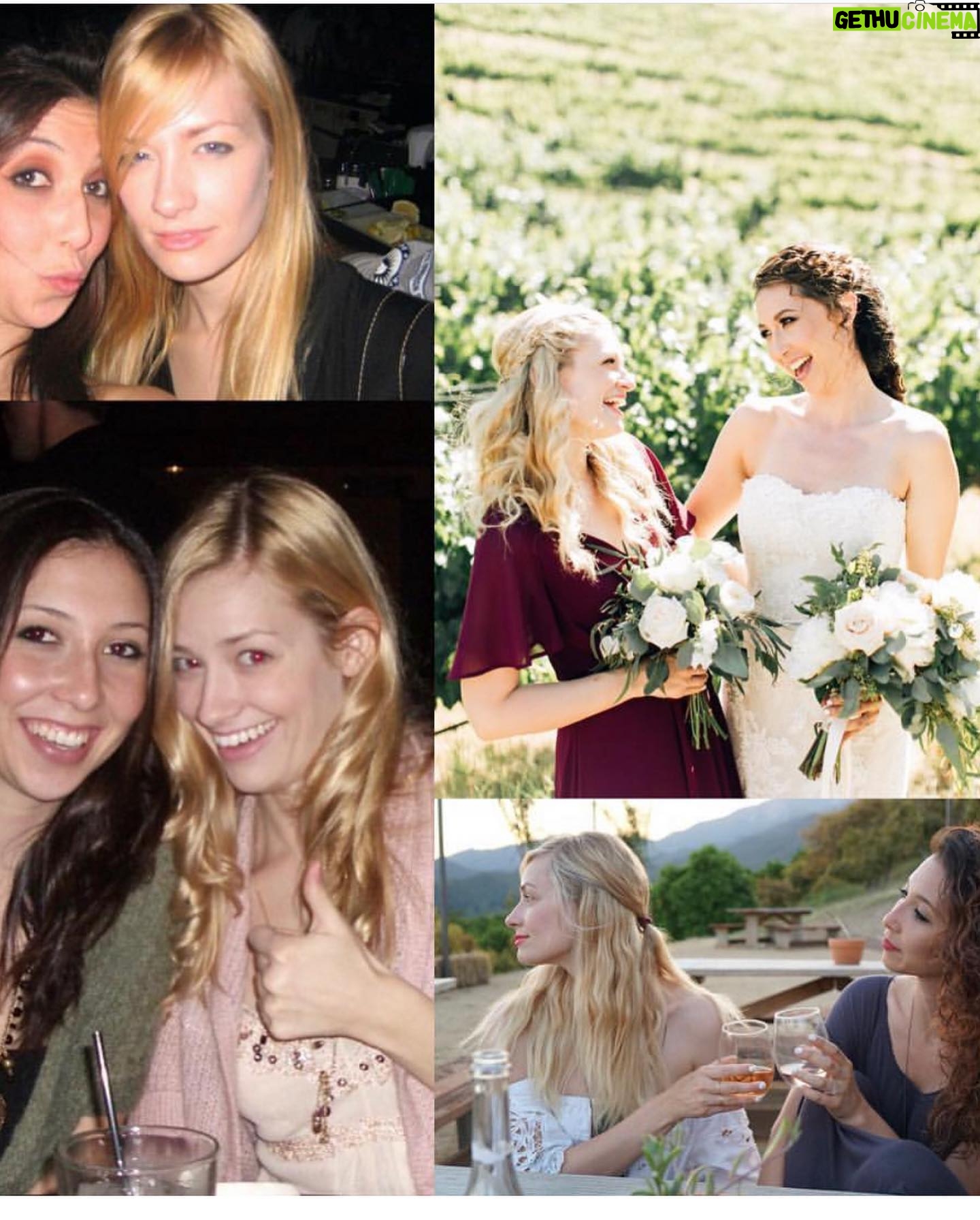 Beth Behrs Instagram - Walking through life for 21 years with this one @alishakalisher . From musical theater camp, to @ucla to weddings, to motherhood. There's no way I could go on this ride called life without you, Lish. Happy birthday to my bestie! If you don't know her incredible music, go to her page, give her a follow and Spotify it up- she sings like an angel!