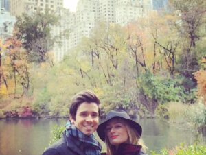 Beth Behrs Instagram - Happy birthday to my first love (til he came out to me at 14😆) my prom date, my man of honor , my Tony winning best friend forever @mattfdoyle . Can't wait to play this summer!