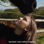 Beth Behrs Instagram - I love this so much @stellamccartney @deepakchopra . Horses heal my #anxiety - there's nothing I believe in more then the therapeutic modalities of equine therapy. Life changing. @thechoprafoundation @neveralone.love @operationcentaur