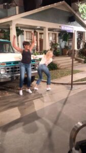 Beth Behrs Instagram - Happy birthday to my better half, my co-star in physical comedy crime- my hero @tichinaarnold ! I can't wait to play with you LIVE @54below in a few weeks... have YOU BOUGHT YOUR TICKETS YET ? Link in bio.... see more of THIS but with a live band and singing NYCCCC here we come! 🥰🙀☠️