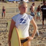 Betsey Johnson Instagram - "Just be the girl I met on the beach. A girl who'd never ask a guy what to do." 🏄‍♀️🌺🤙