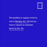 Bette Midler Instagram - Michiganders! Today is the last day to register online to vote and make your voices heard! Wherever you fall on the hand (if you’re a Michigander you know 🖐), swipe right for tips and tricks on voting, or visit iwillvote.com to register and learn more.