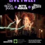 Bette Midler Instagram - ’TIS TIME … Join me to celebrate the first night of #31NightsOfHalloween  on 10/1 at 9pm ET as I live tweet #HocusPocus on @Freeform to raise awareness for the New York Restoration Project! Learn more about @NYRP and Hulaween at http://NYRP.org