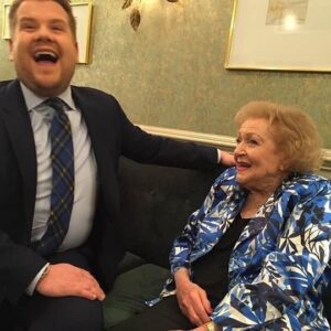 Betty White Instagram - Betty adored James Corden.  From the moment she met him she knew he was someone special.  We all looked forward to her appearances on his show because they had so much fun together!