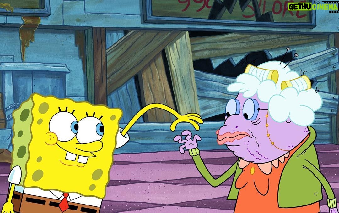 Betty White Instagram - The gang over at Sponge Bob really captured my likeness for Granny Beatrice, don't you think?!? Tune in tonight at 7:30 PM on Nickelodeon to see all the fun! #SpongeBob