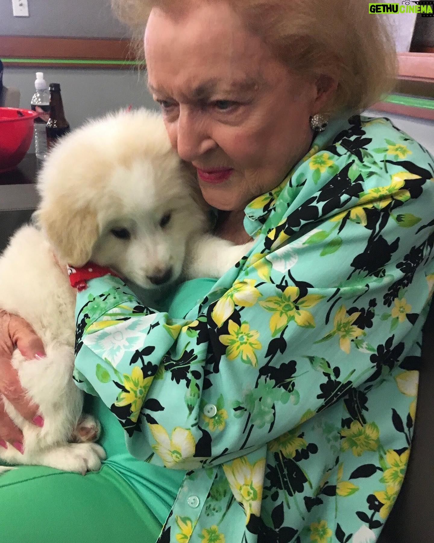 Betty White - 41.5K Likes - Some of my most cherished memories of Betty involve seeing her with animals. She simply glowed. It was the simplest, most joyous, purest form of love.