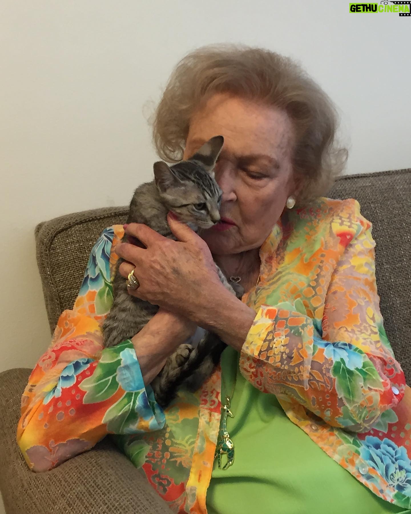 Betty White - 154.1K Likes - On Betty’s 95th Birthday, she was doing her favorite thing… working! BUT with the kind cooperation and help of the production, we managed to surprise her with a few friends on set.