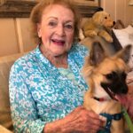 Betty White Instagram – Sophie grew up and continued to be “mascot” even when the pandemic hit and Betty was staying home and staying safe.