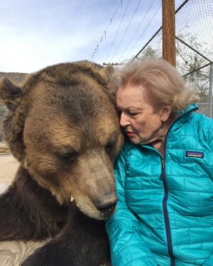 Betty White Instagram - Returning from hiatus with a bittersweet post.  This boy has been reunited with this lady, who loved him so dearly. 🌈🌈🌈 Bam Bam was just a spectacular creature.  He will be dearly missed by all those who loved him. ❤️❤️