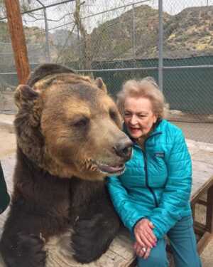 Betty White Instagram - Returning from hiatus with a bittersweet post.  This boy has been reunited with this lady, who loved him so dearly. 🌈🌈🌈 Bam Bam was just a spectacular creature.  He will be dearly missed by all those who loved him. ❤️❤️