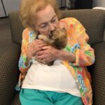 Betty White Instagram - Happy Monday! Happiness is… a snuggly puppy.