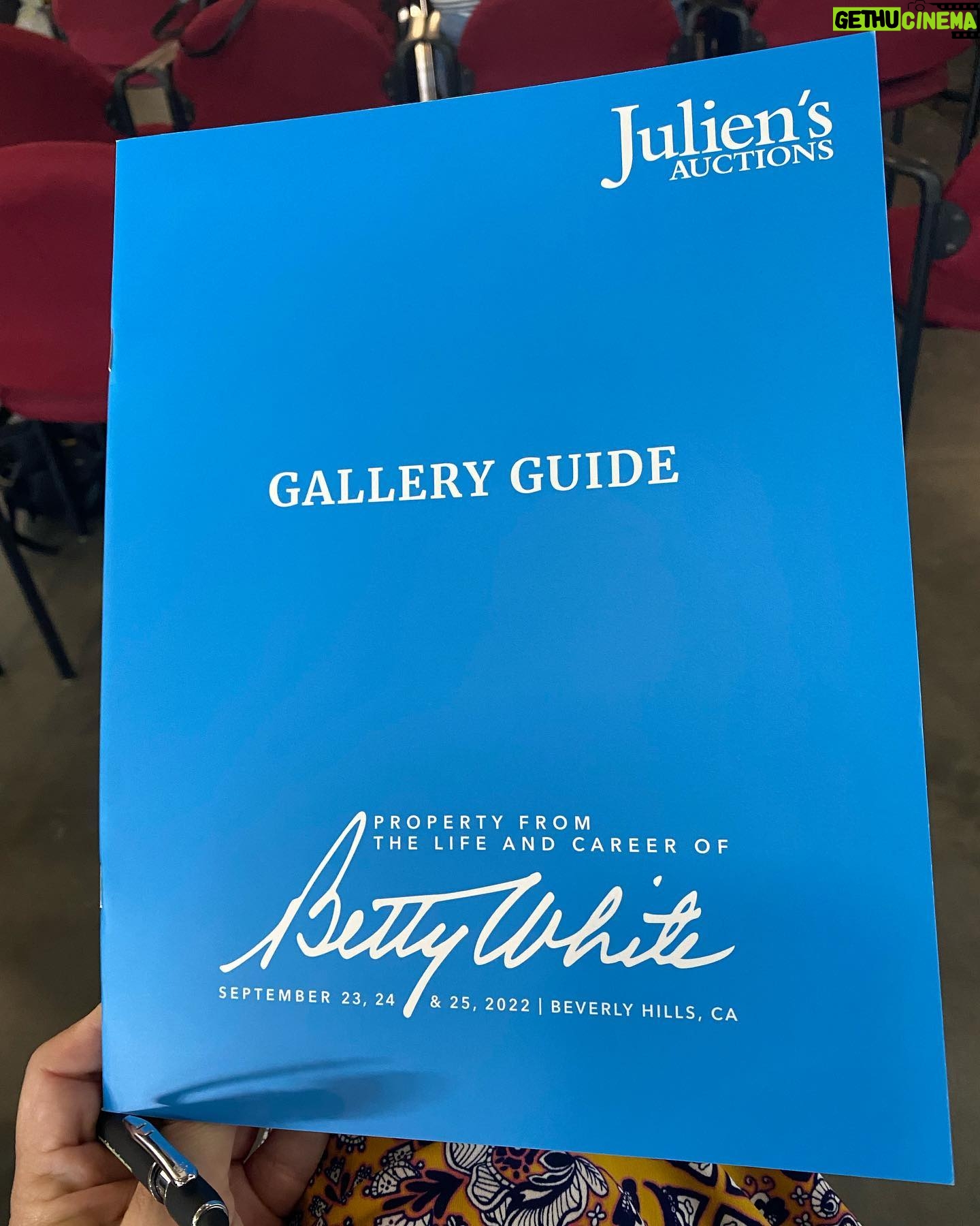 Betty White Instagram - Are you tuned in online? Golden Girls scripts, etc. up today….and so much more! Www.Juliensauctions.com. @juliens_auctions