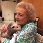 Betty White Instagram - Betty was never happier than when she had her hands on an animal.
