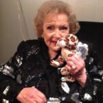 Betty White Instagram – Somehow I missed Monday, so… Happy Tuesday 🙂. Here’s a fun one!  All dressed up for the SNL 40th Anniversary and the stuffy was her plus one 🙂.