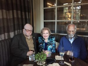 Betty White Instagram - How about these three legends?!? Betty with Ed Asner and Jay Sandrich - director of The Mary Tyler Moore Show and responsible for suggesting Betty play Rose on GG instead of Blanche ❤️❤️❤️