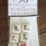 Betty White Instagram - More from the 96th surprise birthday party. These were the party favors - scrabble tile cookies ❤️.