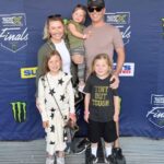Beverley Mitchell Instagram - What a night! Thank you @supermotocross @marquecomm for an unforgettable night! We got to walk the actual track and experience the thrill of the World championship #supermotocrossworldchampionship at the amazing @lacoliseum and a huge shout for our @sheergearhandbags for having us covered for all our stadium events!