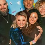 Beverley Mitchell Instagram – These people will always be apart of my #happyplace #7thHeaven #family @realbarrywatson @mackrosman #davidgallagher #catherinehicks #90scon