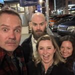 Beverley Mitchell Instagram - What happens when you let us out in the wild?? Crazy things I tell you! Even ran into some old friends! @realbarrywatson @mackrosman @unrealfehr #7thheaven #wbfamily #camdenkids