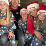Beverley Mitchell Instagram – Wishing you a very Christmas from all of us to all of you! A very merry crew indeed! #christmas @_littlenavy Jammies are a family tradition