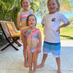 Beverley Mitchell Instagram – Beach babies!!!! @feather4arrow #springbreak