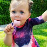 Beverley Mitchell Instagram – Soaking in the last days of two!!! #sweetgirl @joahlove @littlemissmayzie
