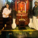 Bhama Instagram – Recently, I underwent a wellness program at the Ayurveda hospital, @sreevaidya.nadhapuram 
 Ayurveda Vaidyasala & Panchakarma Centre, in Kuttamperoor, Chennithala for the past 10 days. 
The hospital is renowned for its delicious Sattvic food, homely atmosphere, scenic countryside views, and excellent hospitality.💙🐿️
I am incredibly pleased and satisfied with the treatment, which included Shirodhara and Njavarakizhi. Many thanks to Team Vaidyanadhapuram and my dear friend Doctor Sreejith.

I look forward to returning, at least once a year, dedicating ten days to my health, is essential. 💙