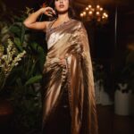 Bhumi Pednekar Instagram - Dressed to celebrate the magician for Heeramandi wearing the magician @manishmalhotra05 @manishmalhotraworld Pure Opulence ❤️ . . . Styled by @chandiniw Earrings @mahesh_notandass Assisted @junni.khyriem Clicked @vidhigodha Makeup @niccky_rajaani Hair @hrishidoeshair