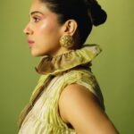 Bhumi Pednekar Instagram - Eco-Chic with @elleindia 💚👗 Look 1 Marissa Dress by @mekostudio_. Vintage Moschino upside down heart earrings by @viangevintage Look 2 Zinnia embroidered blouse and draped skirt co-ord by @studiorigu. Vintage Valentino chunky rose earrings by @viangevintage Look 3 Ripple stretch dress by @sonamkhetan_rtw. Vintage carved pink stone statement earrings by @viangevintage Look 4 Scarlet inferno gown by @vaishalisstudio. Vintage Valentino chunky rose earrings by @viangevintage _________________________ ELLE India Editor: @aineenizamiahmedi Photographer: @hunar.daga Fashion Editor: @zohacastelino Asst. Art Director: @mount.juno__ (Cover Design) Fashion Assistant: @komal_shetty_ (styling) Words: @words.by.hasina Hair: @sonam_hw Makeup: @eshwarlog Bookings Editor: @alizaafatmaa Assisted by: @nirali_p1(styling), @jasleen.narang (bookings) Production: @ikp.insta Artist’s Reputation Management: @yrf _________________________ #ELLEIndia #CoverStar #ELLE #BhumiPednekar #Sustainability #HomeGrown