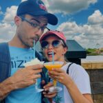 Bia Torres Instagram - tasting foods and drinks from all around the world todayyy! 🍺✨🕍