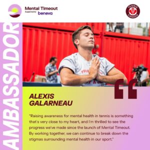 Bianca Andreescu Instagram - To kick off Mental Health Awareness Month, we are so excited to welcome back the ambassadors of our Mental Timeout initiative supported by @beneva.ca! 🧘
 
Check out what Bianca Andreescu, Alexis Galarneau, and Rob Shaw had to say about the impact of this program 👏

\\

Pour lancer le mois de la sensibilisation à la santé mentale, nous sommes ravis d’accueillir à nouveau les ambassadeurs de l’initiative Pause mentale soutenue par @beneva.ca ! 🧘
 
Découvrez ce que Bianca Andreescu, Alexis Galarneau et Rob Shaw avaient à dire sur l’impact de ce programme 👏
