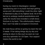 Bianca Andreescu Instagram - 😞🙏🏼