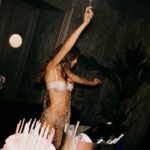 Bianca Balti Instagram - This is 40! 💕 I’m so grateful for my family and friends who showed up and showered me with love on this special day. So much life to celebrate! 20 years of career on top of it✨ I’m so lucky and ever so grateful 🫶🏼 Special thanks to @martinagrbgnt for being the mastermind (and for the dope cake 💖) @donjuliotequila for the booze @ferraritrento for the bubbles @swarovski for the bling @karlaotto for the coordination