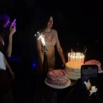 Bianca Balti Instagram - This is 40! 💕 I’m so grateful for my family and friends who showed up and showered me with love on this special day. So much life to celebrate! 20 years of career on top of it✨ I’m so lucky and ever so grateful 🫶🏼 Special thanks to @martinagrbgnt for being the mastermind (and for the dope cake 💖) @donjuliotequila for the booze @ferraritrento for the bubbles @swarovski for the bling @karlaotto for the coordination