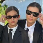 Bianca Castanho Instagram – Men In Black 😎☠️👽👻 #MIB #halloween2023 #halloweencostume #trickortreat #momanddaughter