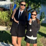 Bianca Castanho Instagram – Men In Black 😎☠️👽👻 #MIB #halloween2023 #halloweencostume #trickortreat #momanddaughter