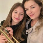Bianca Castanho Instagram - Minha trompetista 🥰😍🎺🎼💖