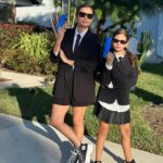 Bianca Castanho Instagram – Men In Black 😎☠️👽👻 #MIB #halloween2023 #halloweencostume #trickortreat #momanddaughter
