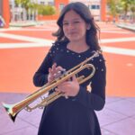 Bianca Castanho Instagram - Dia de prestigiar a nossa trompetista 🤩💗🎼🎺