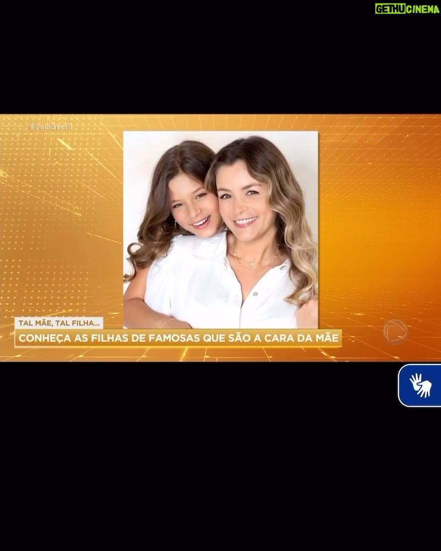 Bianca Castanho - 49.5K Likes - Um pedacinho de uma matéria da @tina_roma que foi ao ar no jornal @falabrasil da @recordtvoficial, falando sobre a semelhança entre mães e filhas! O que vocês acham?! A Cecília é a minha cara mesmo?!! 🥰👭🏼💞 #talmaetalfilha
